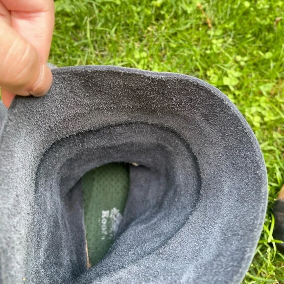 ROOTS classic rollover tribe boots in charcoal grey size 6 - Picture 6 of 9